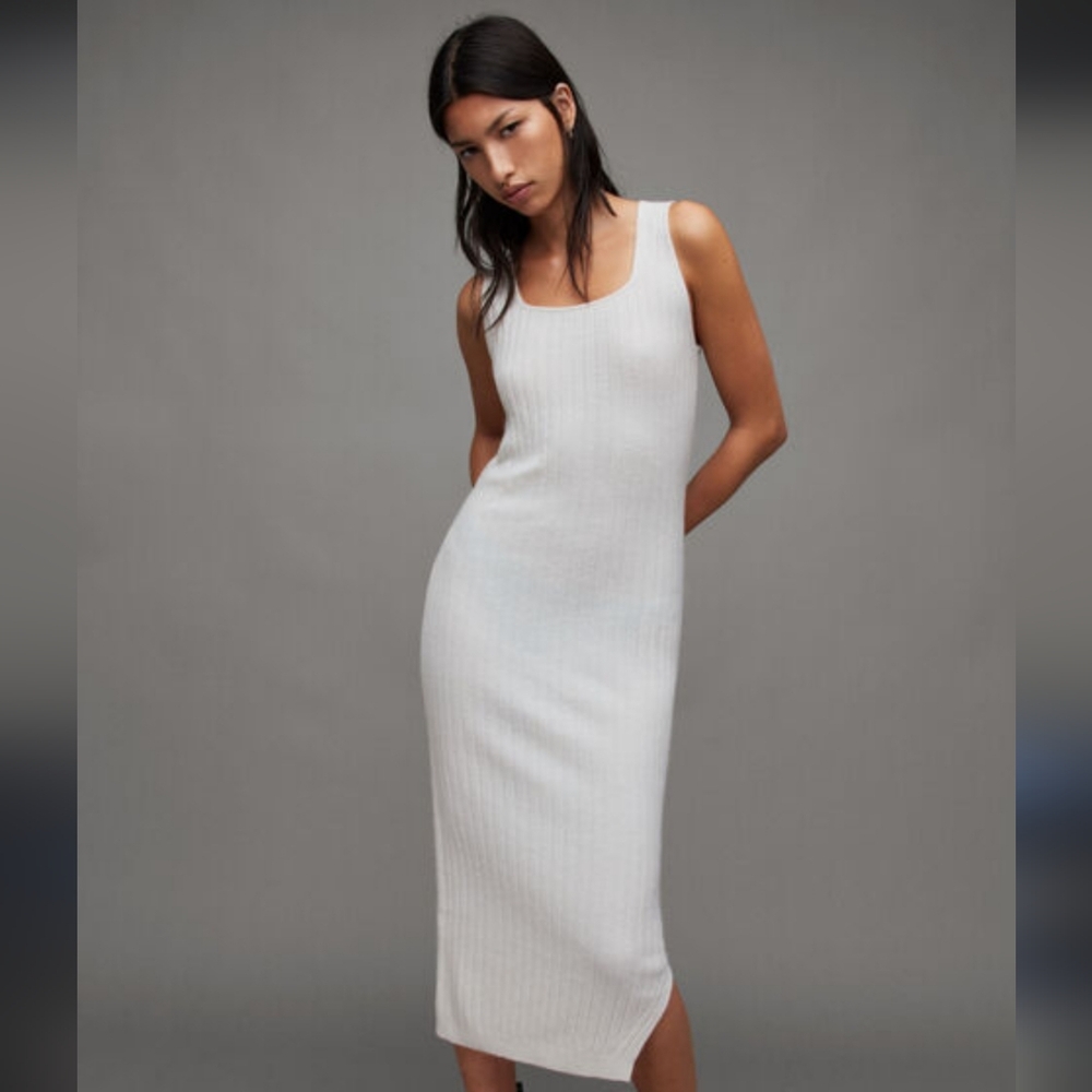 AllSaints Margot Midi Dress NWT